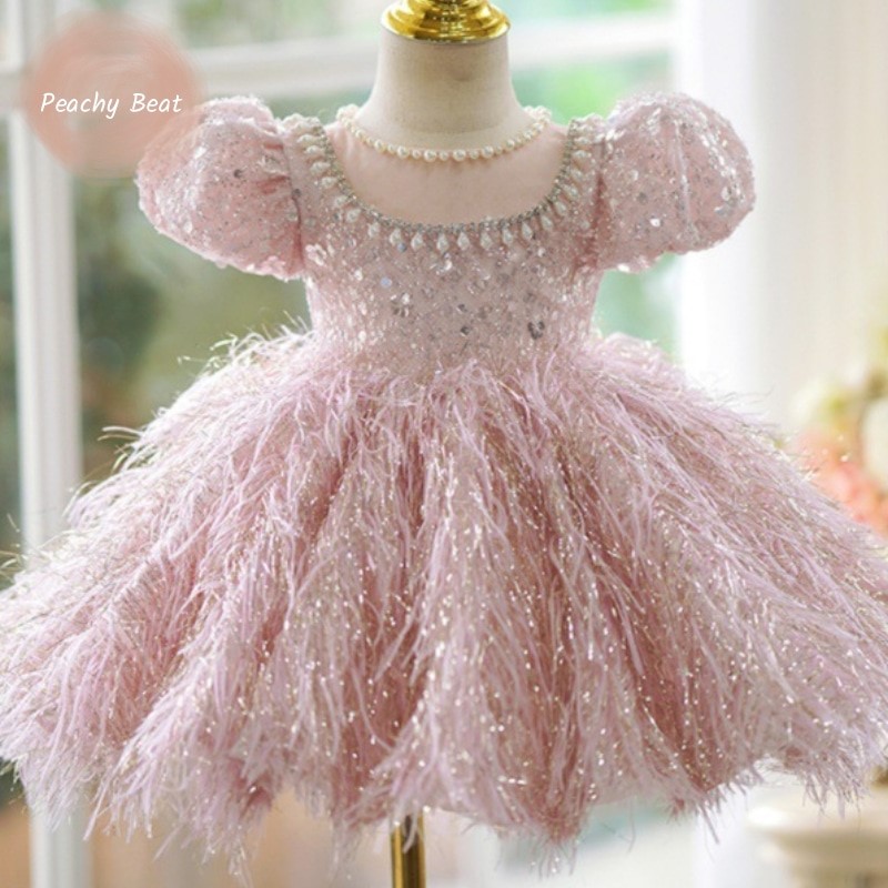 Baby Clothing For Girls - Moda bebê menina princesa lantejoulas vestido