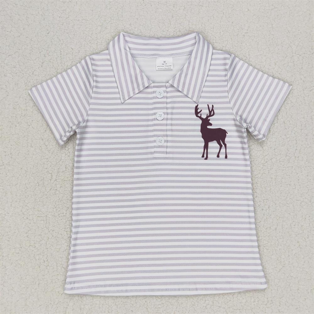 Baby Clothing For Summer - Camiseta de lapela para crianças, mangas