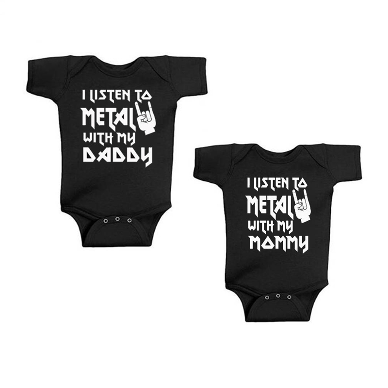 Baby Clothing Deals - Body de metal com meu pai