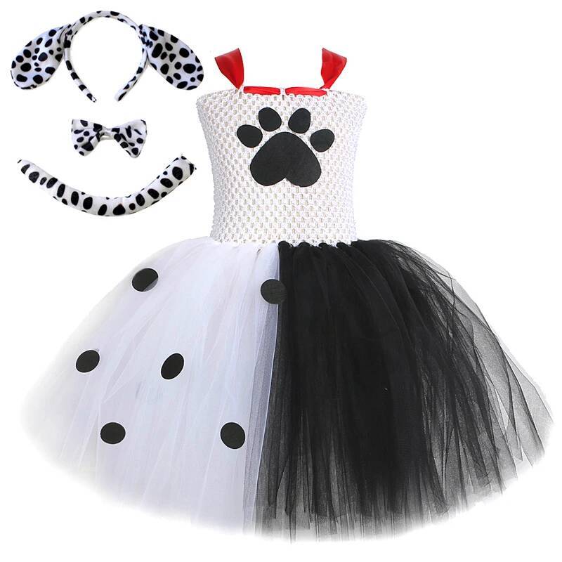 Baby Clothing For Girls - Vestido Tutu de Cão Dálmata para