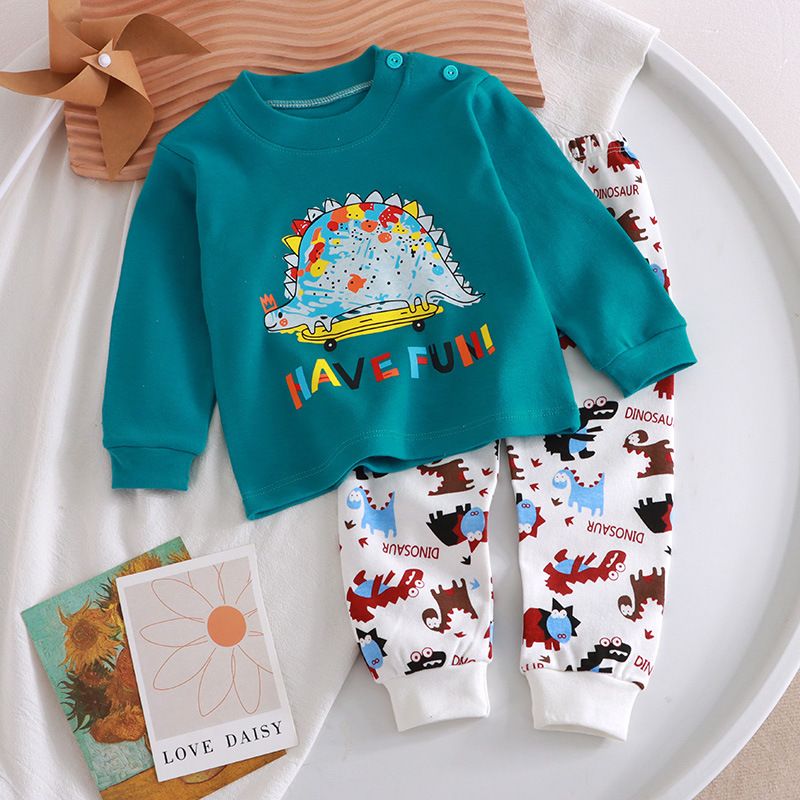 Baby Clothing For Sleep - Pijama com manga longa top e