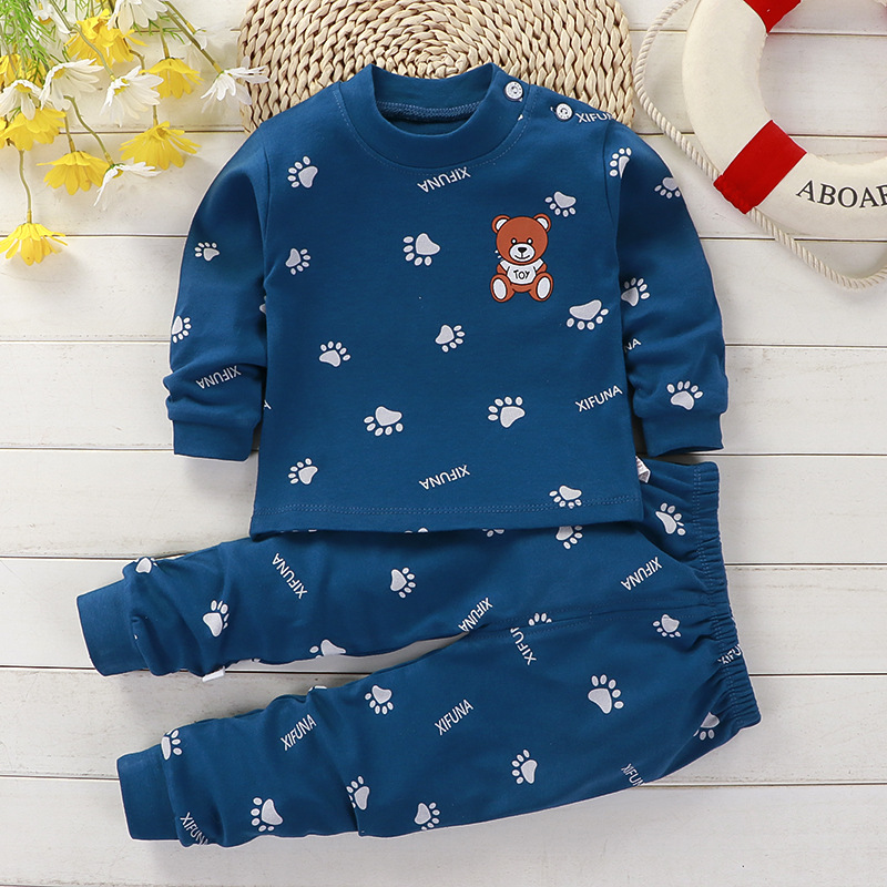 Baby Clothing For Sleep - Outono pijamas para meninas meninos manga