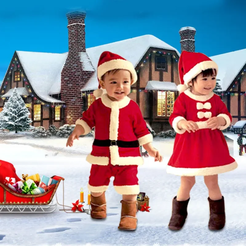 Baby Clothing Unit - Fantasia de Natal para Menino/Menina, Traje