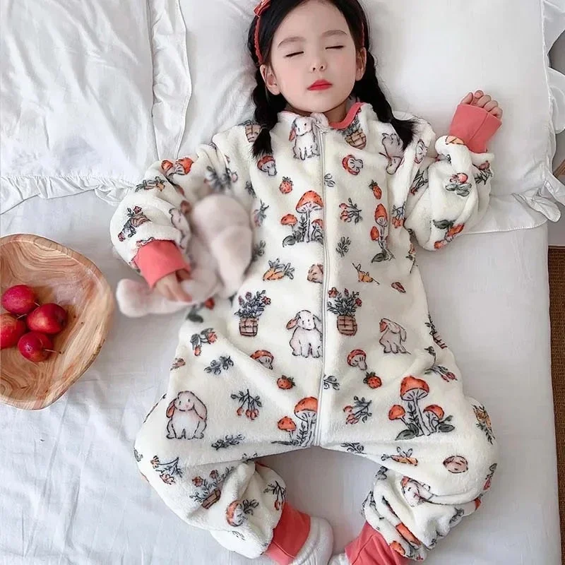 Baby Clothing For Sleep - Franela dos desenhos animados velo crianças
