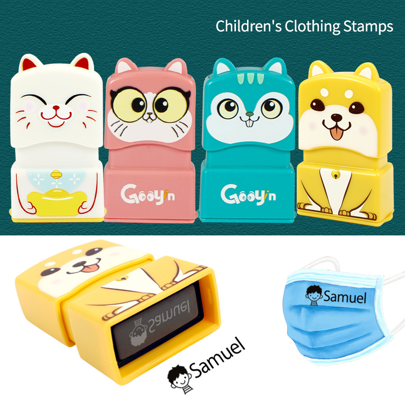 Baby Clothing Names - Carimbo de Nome Personalizado para Estudantes,