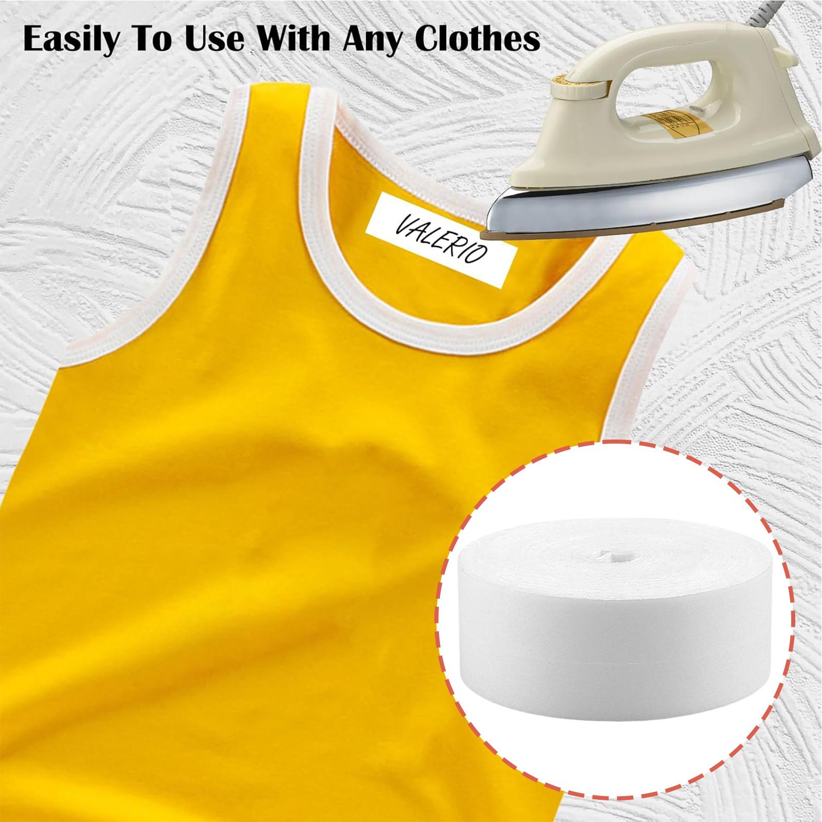 Etiquetas de tecido duráveis p - Baby Clothing Names avaliação e preço