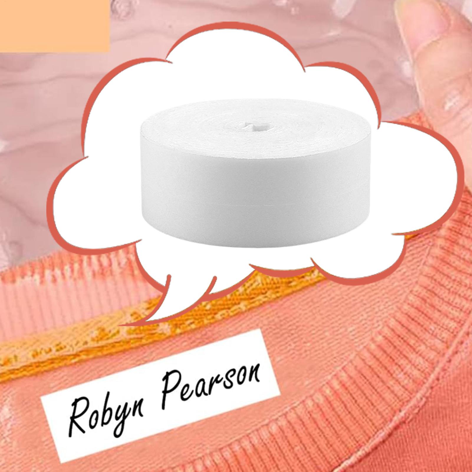 Etiquetas de tecido duráveis p - Baby Clothing Names avaliação e preço