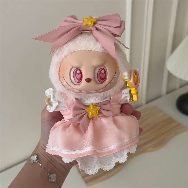 15 17cm para boneca labubu kaw - Baby Clothing Japan avaliação e preço