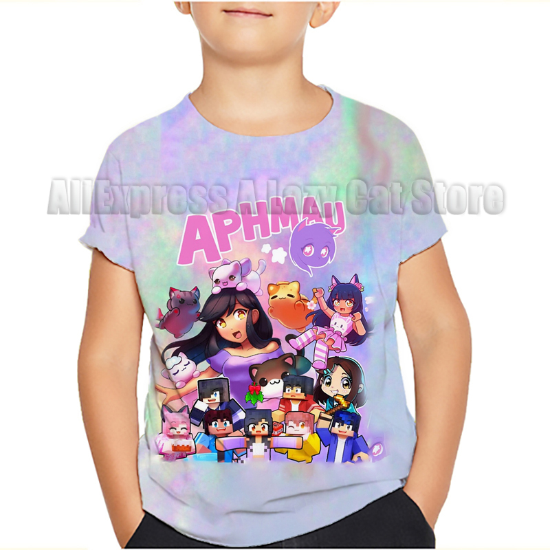 Aphmau-Crianças Meows Cat Cart - Baby Clothing Deals avaliação e preço