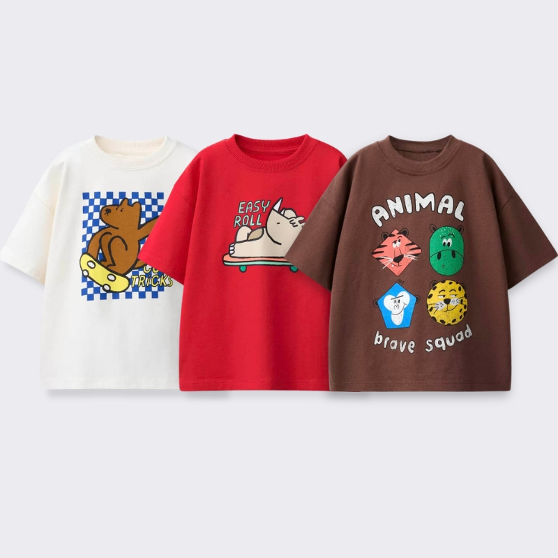 Camiseta estampada de desenho  - Baby Clothing For Summer avaliação e preço