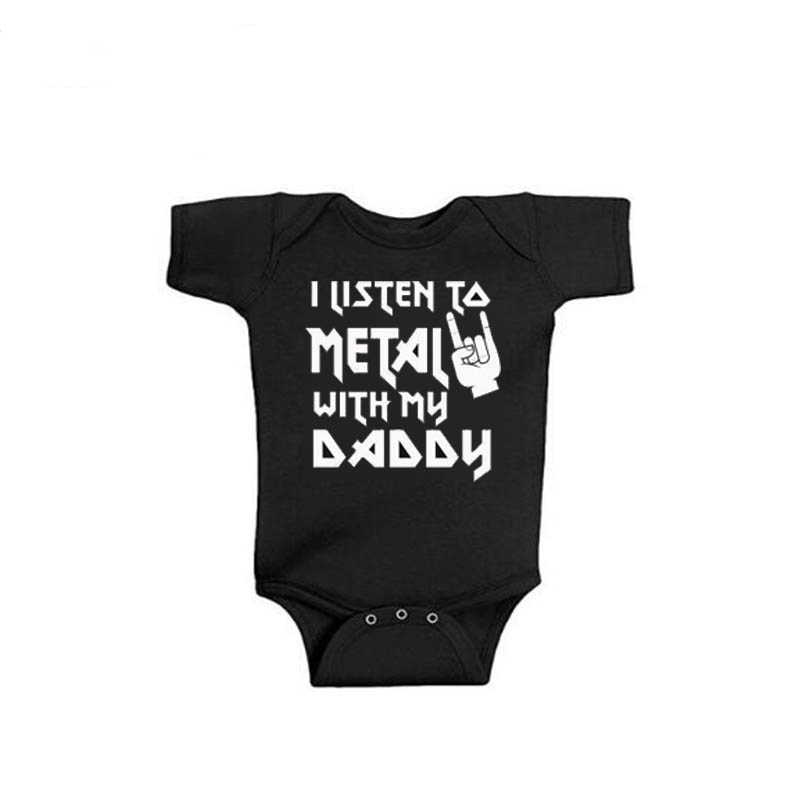 Body de metal com meu pai e ma - Baby Clothing Deals avaliação e preço