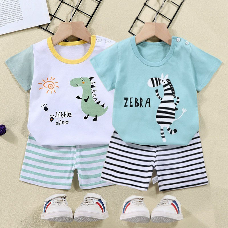 Conjunto de agasalho de algodã - Baby Clothing For Summer avaliação e preço