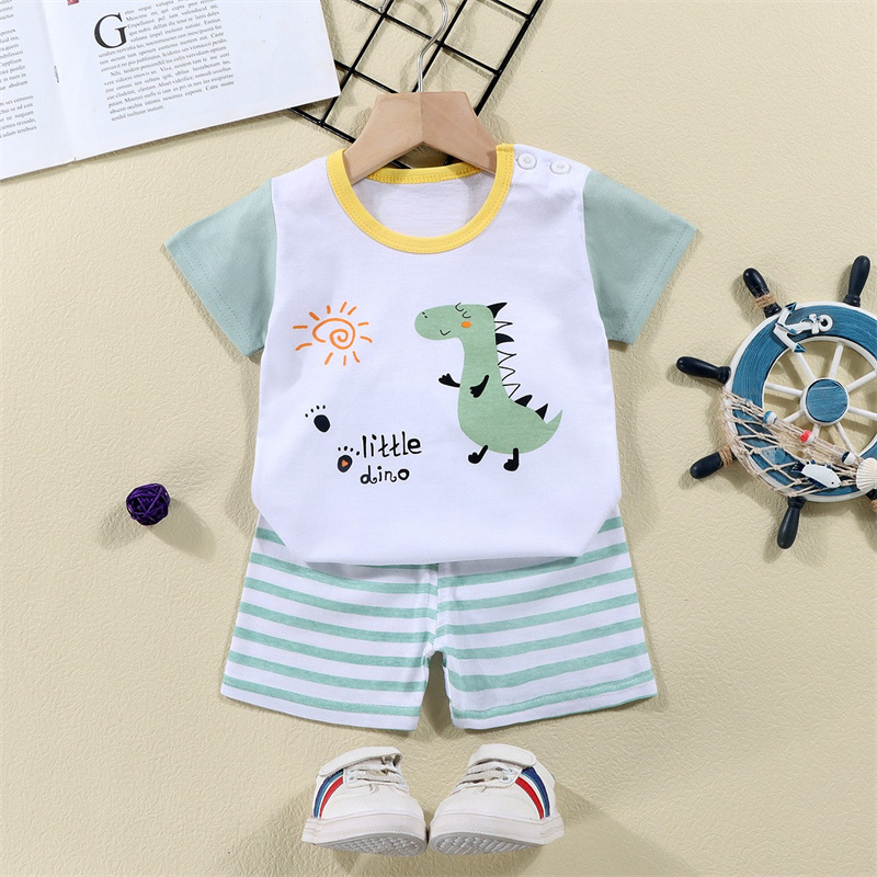 Conjunto de agasalho de algodã - Baby Clothing For Summer avaliação e preço