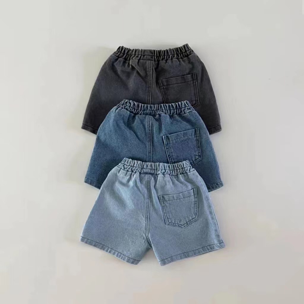 Shorts jeans sólido infantil,  - Baby Clothing Deals avaliação e preço