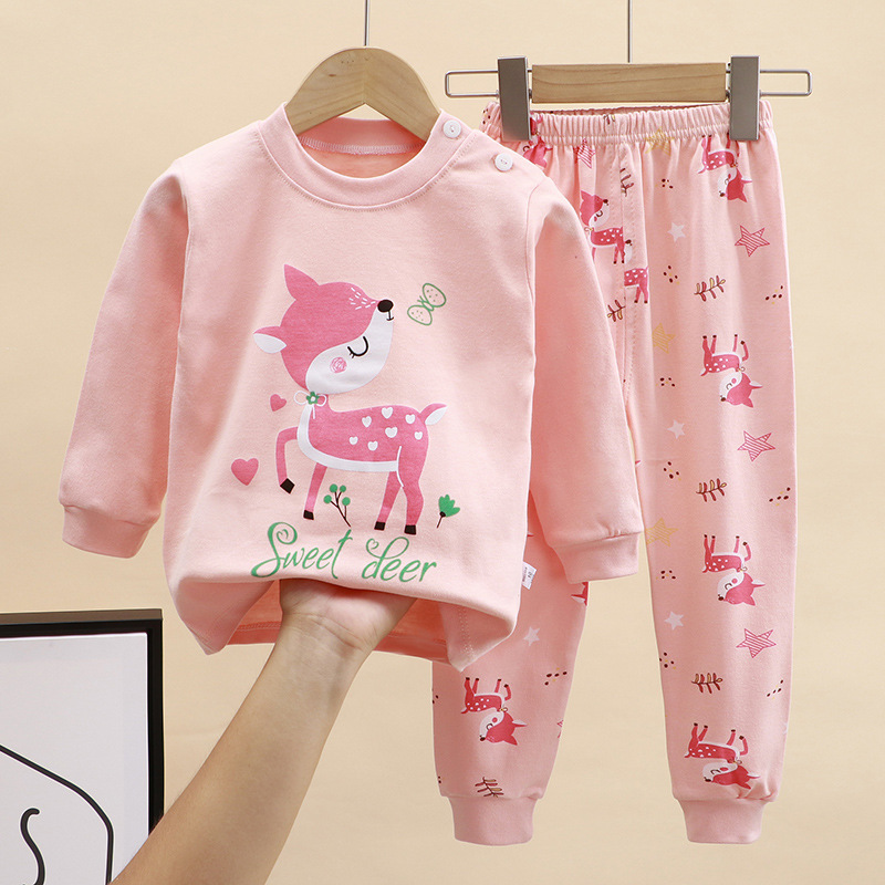 Outono pijamas para meninas ro - Baby Clothing For Sleep avaliação e preço