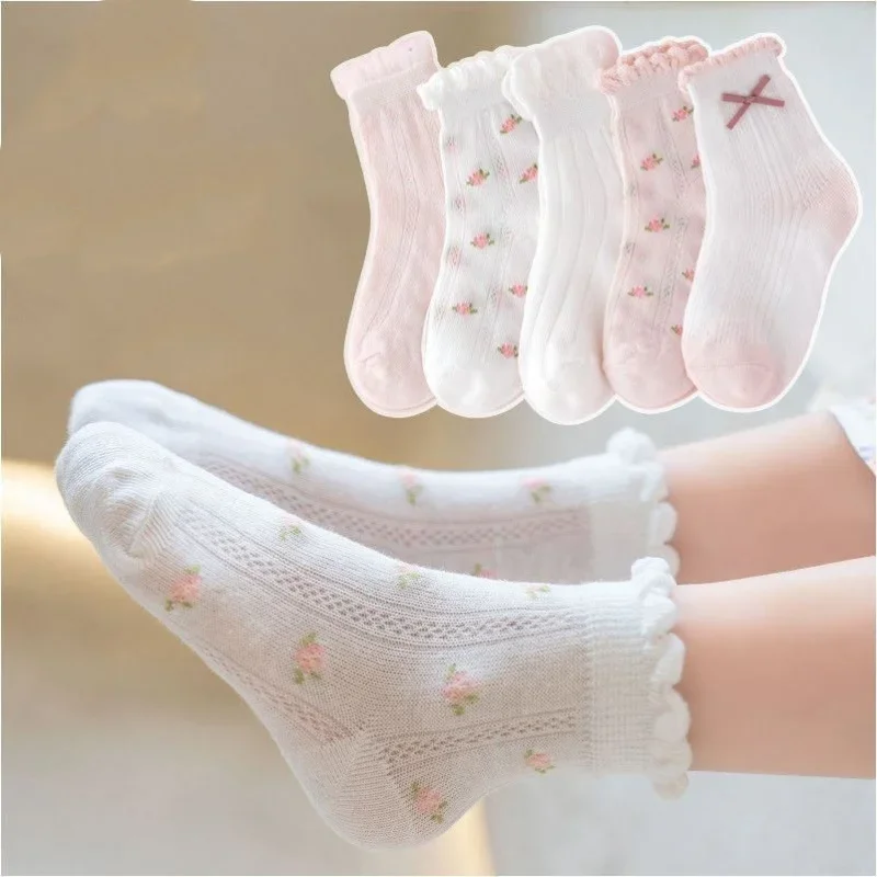 Meias infantis de algodão, 5 p - Baby Clothing Patterns avaliação e preço