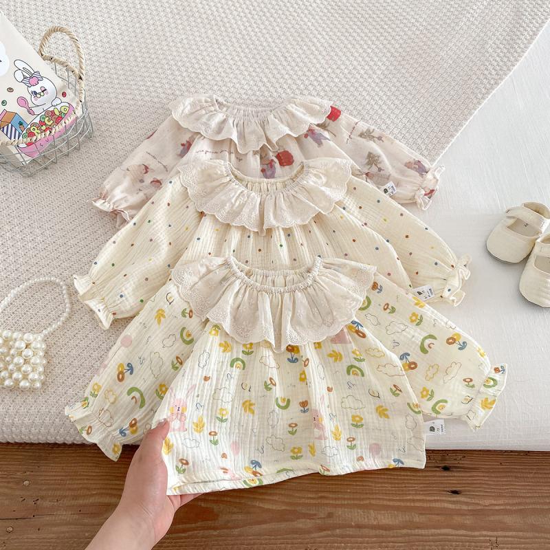 Primavera outono bebê menina c - Baby Clothing For Sleep avaliação e preço