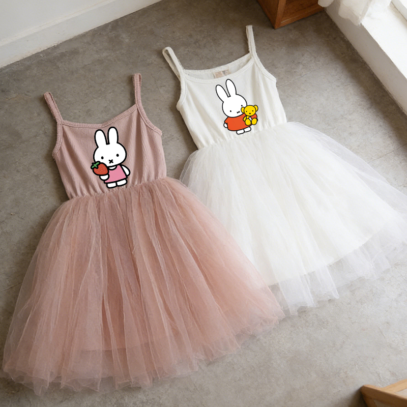 Vestido Infantil Miffy com Alç - Baby Clothing For Summer avaliação e preço