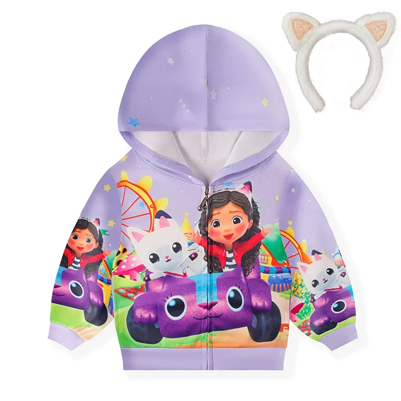 Jaqueta com Capuz de Gato Cosp - Baby Clothing For Girls avaliação e preço