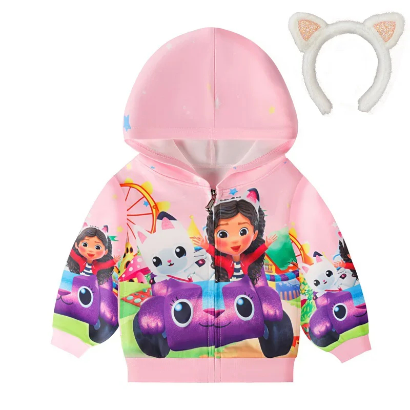 Jaqueta com Capuz de Gato Cosp - Baby Clothing For Girls avaliação e preço
