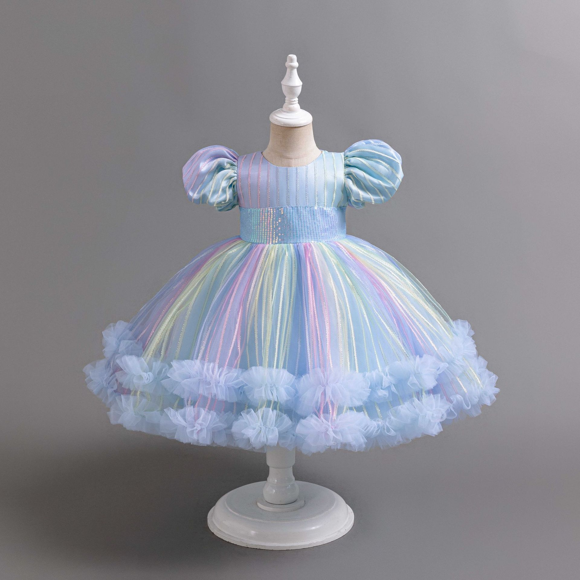Novo vestido infantil de baile - Baby Clothing For Girls avaliação e preço