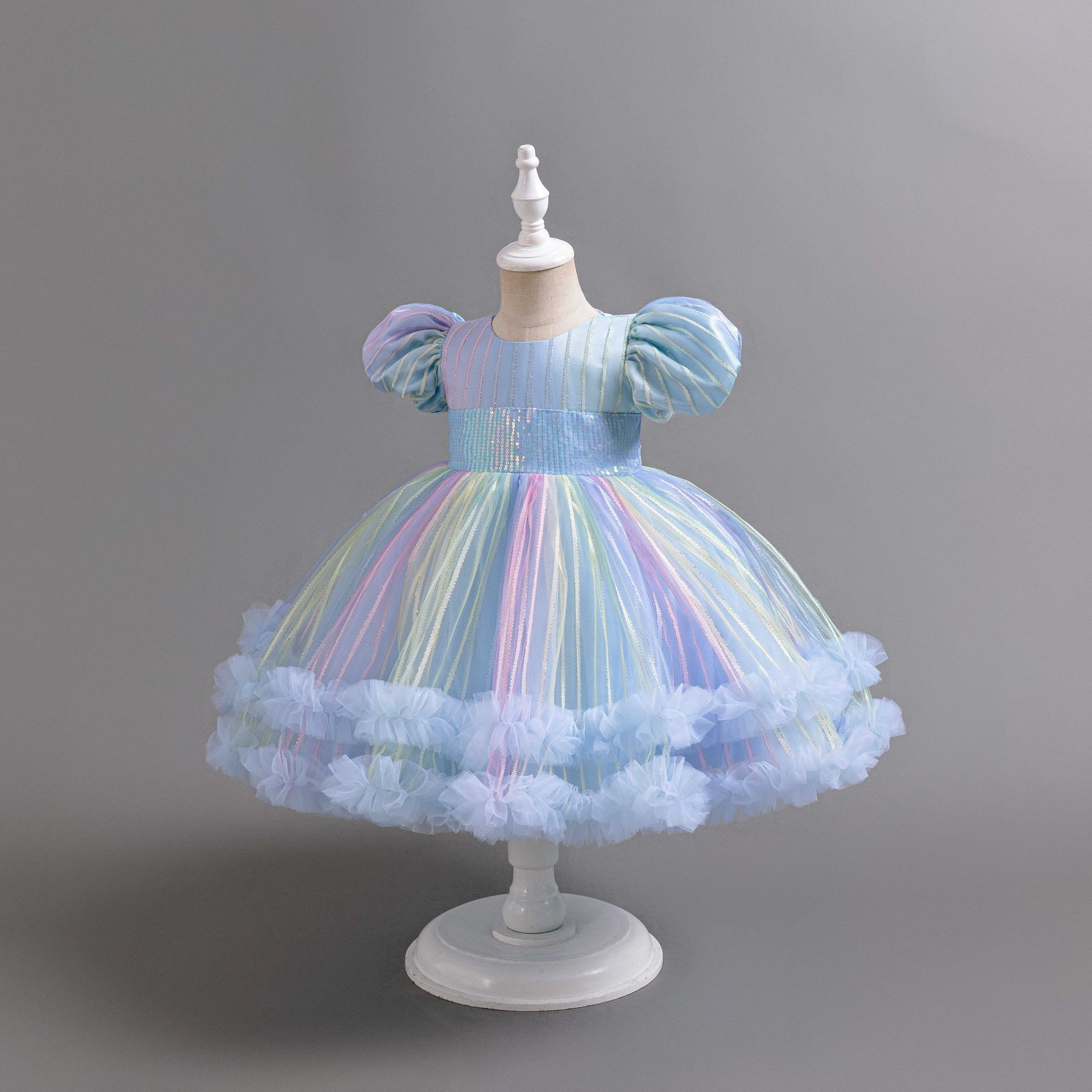 Novo vestido infantil de baile - Baby Clothing For Girls avaliação e preço