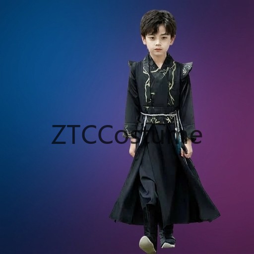 Vestido Hanfu Moderno de Manga - Baby Clothing Unit avaliação e preço